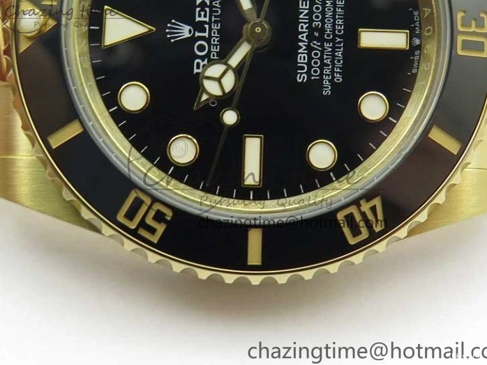 MiroTime 0113 Submariner 41mm 126613 LN YG BP Maker Best Edition Black Dial on YG Bracelet OnTrend 2573